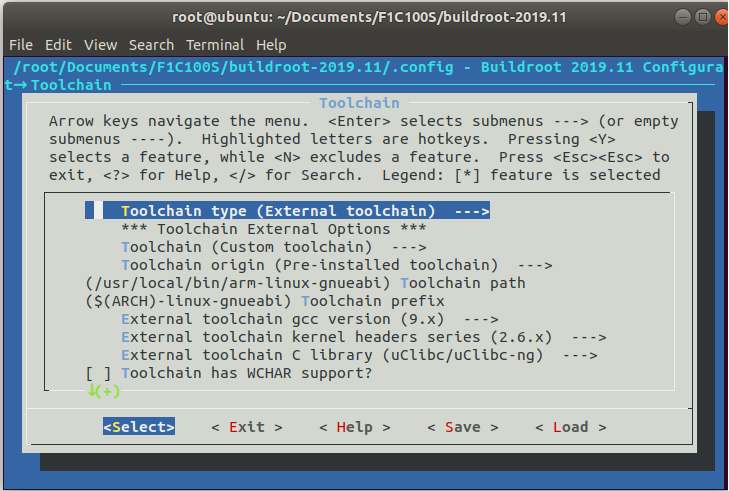 FluxBB bbcode buildroot menuconfig