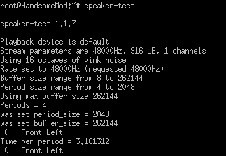 speaker test